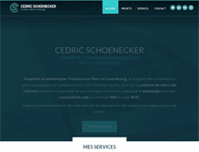 Tablet Screenshot of cedricschoenecker.com